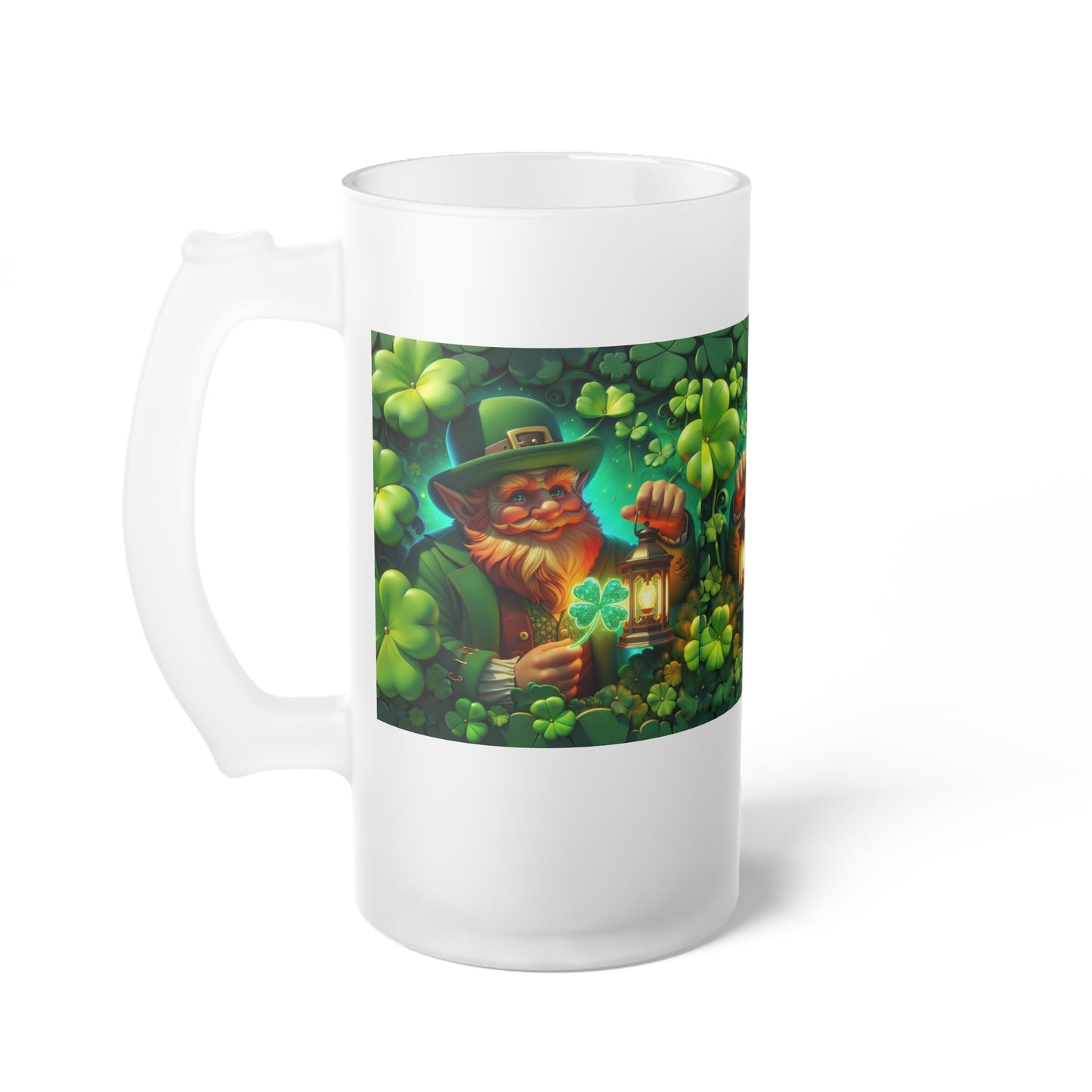 Frosted Glass Beer Mug☘️
