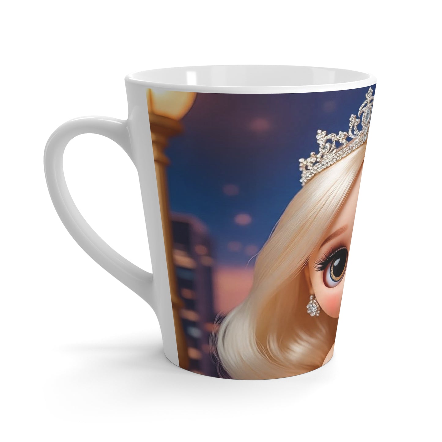 Princess Doll Latte Mug | Cute Collector's Cup, Gift for Tea Lovers, Unique Home Decor, Perfect for Birthdays, Celebrations