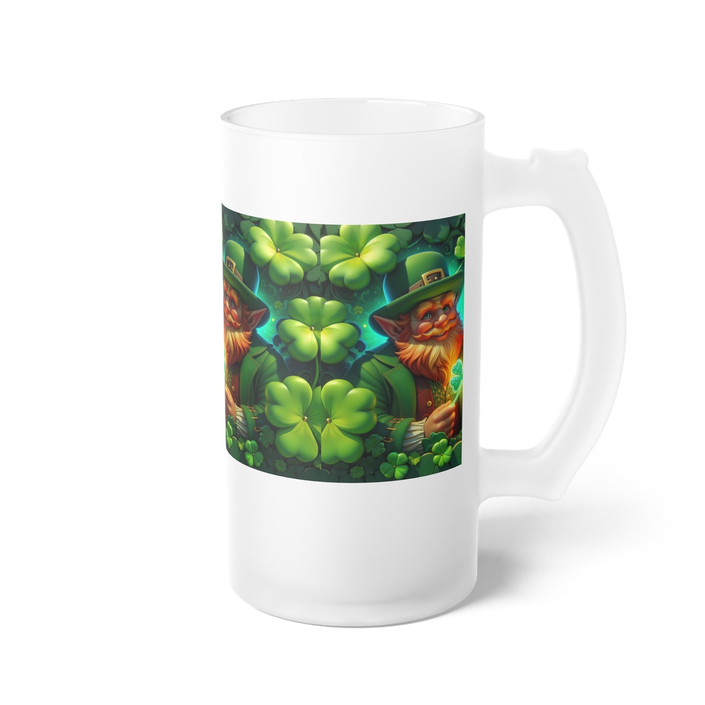 Frosted Glass Beer Mug☘️
