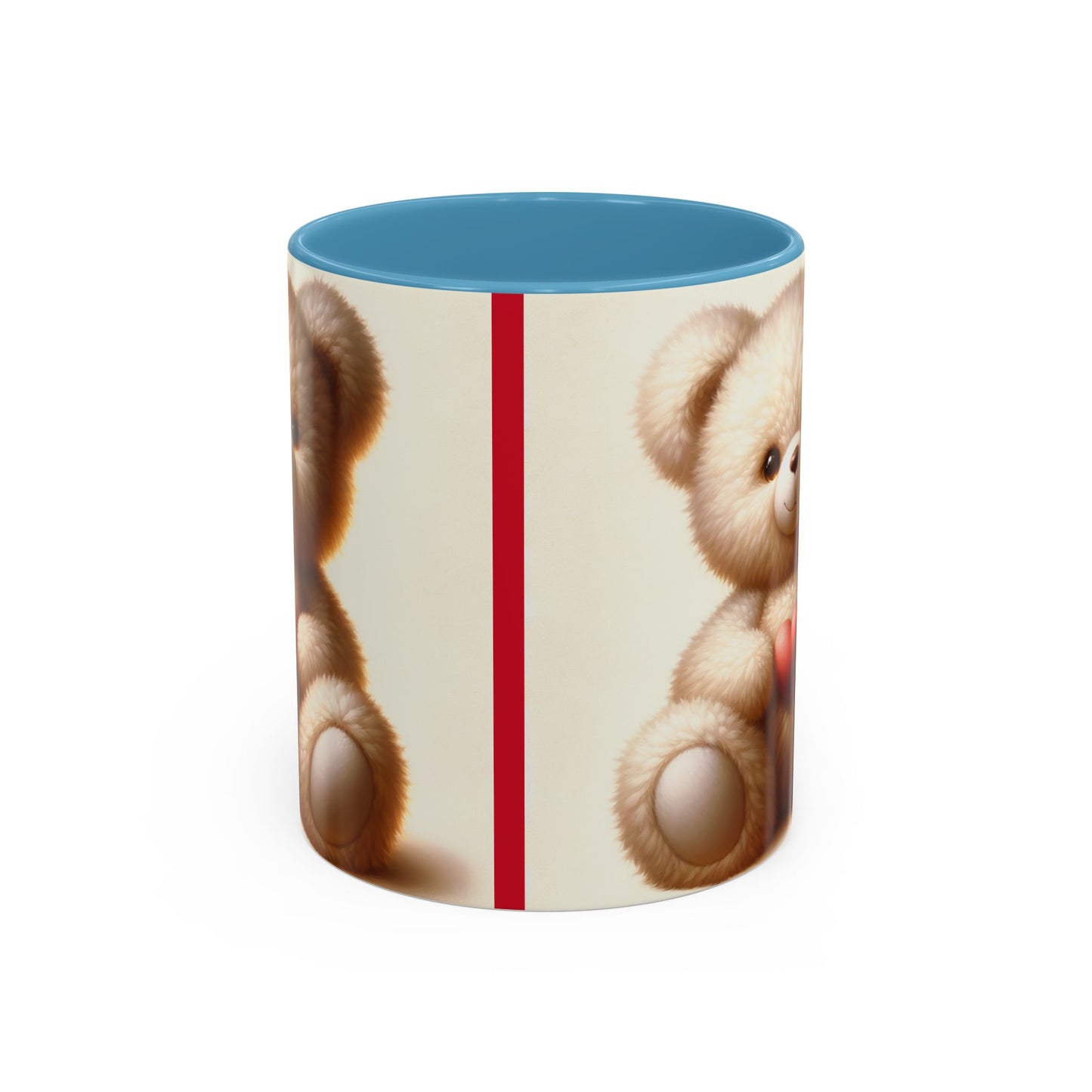 Cute Teddy Bear 🧸Accent Coffee Mug (11, 15oz)