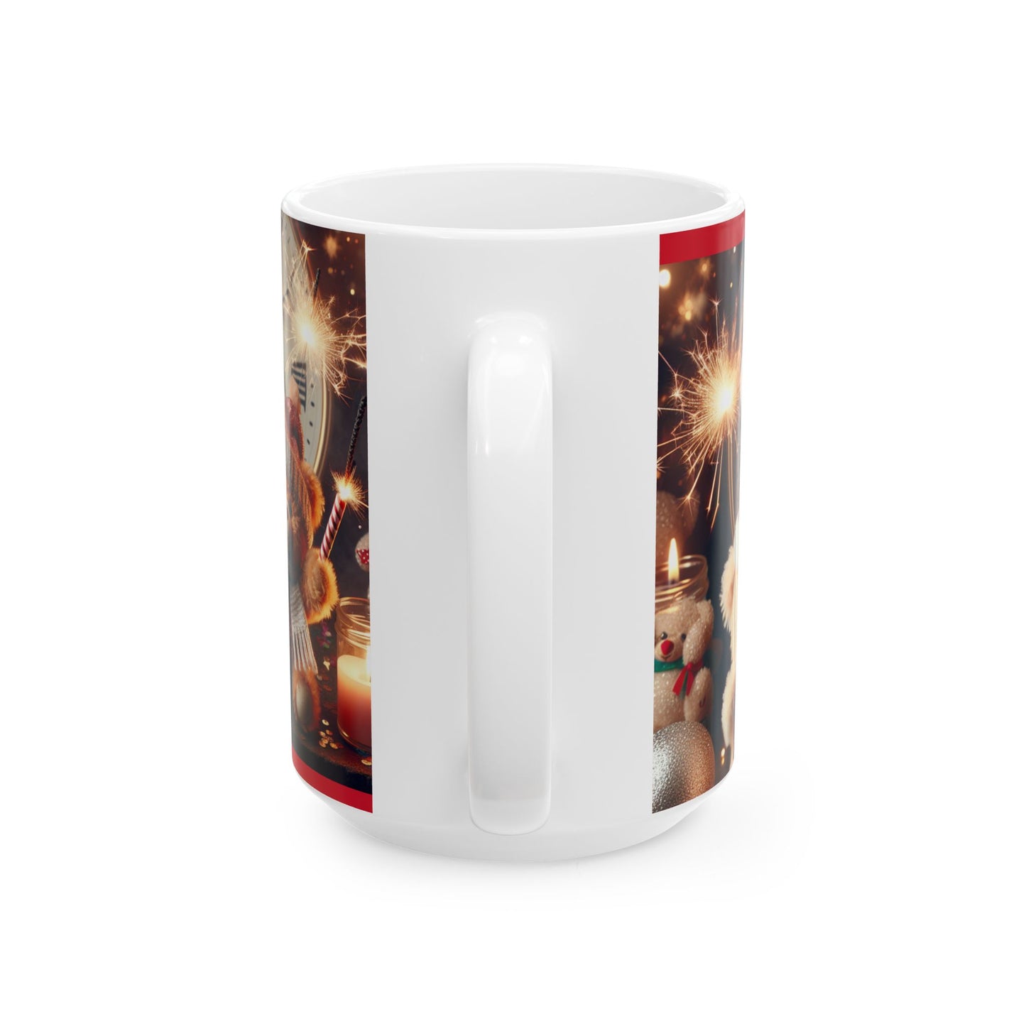 New Years Eve Teddy🧸Bear Mug, (11oz, 15oz)