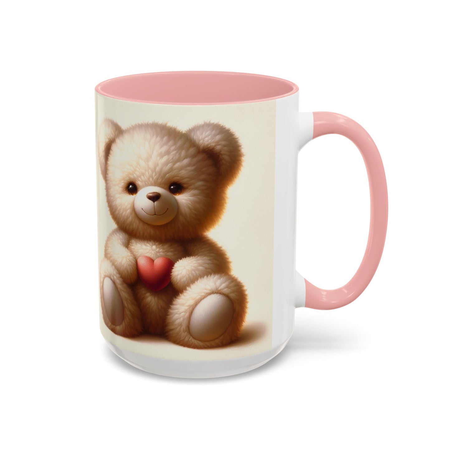 Cute Teddy Bear 🧸Accent Coffee Mug (11, 15oz)