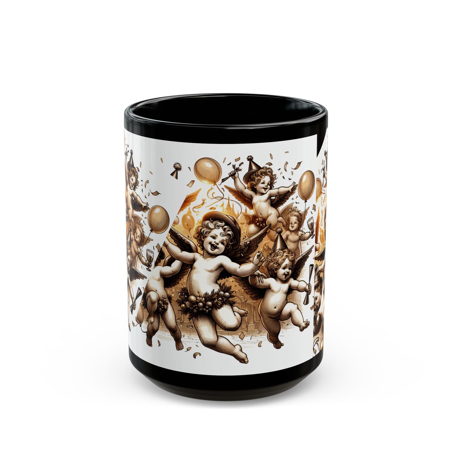 Cherub😇Black Coffee Mug (11oz, 15oz)