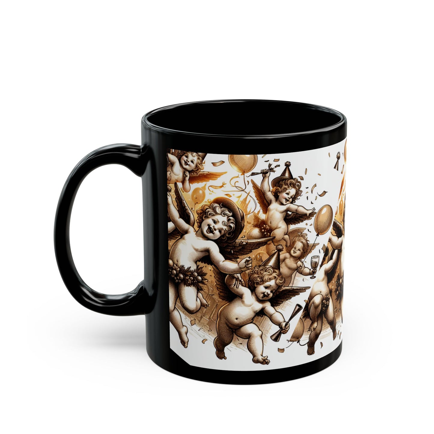 Cherub😇Black Coffee Mug (11oz, 15oz)