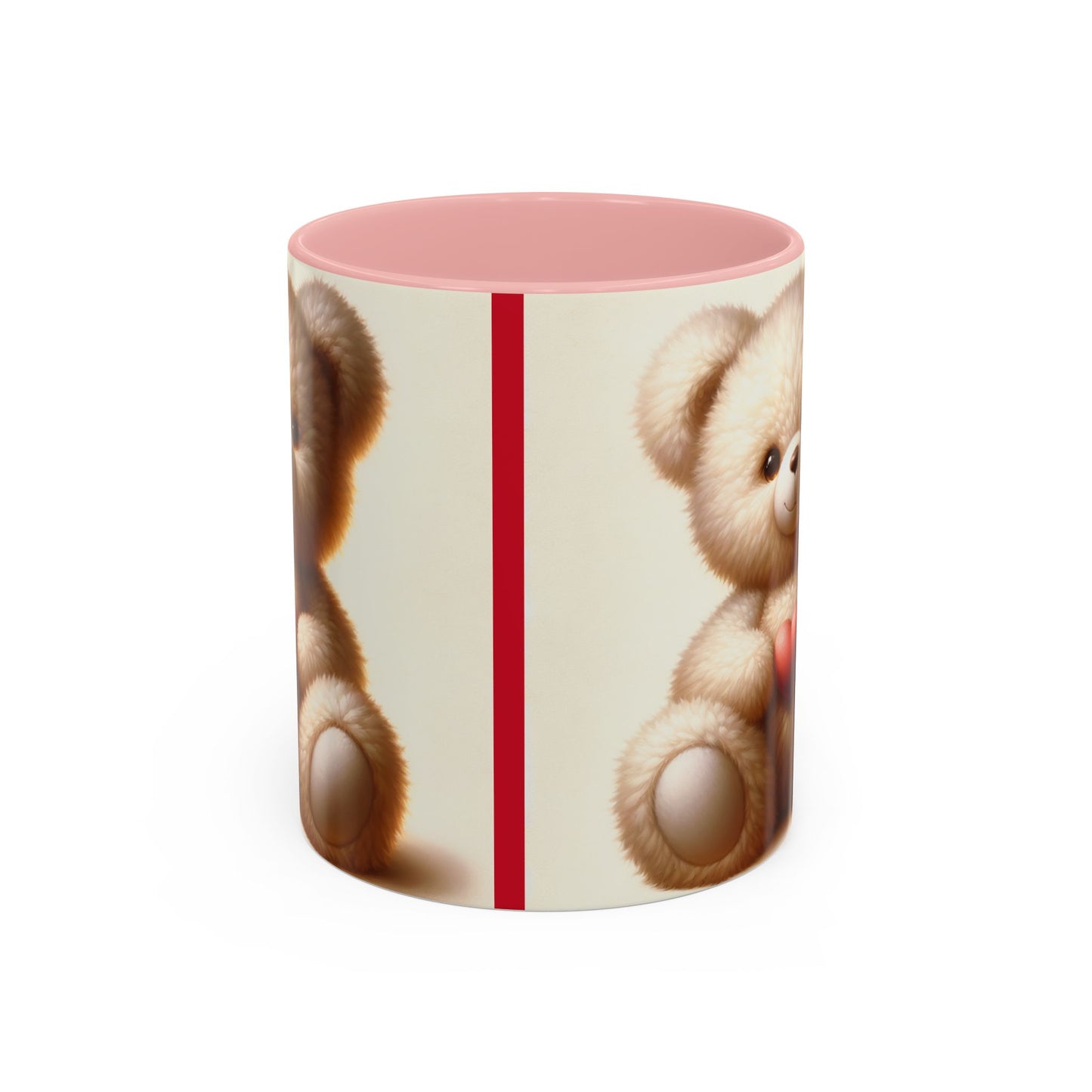 Cute Teddy Bear 🧸Accent Coffee Mug (11, 15oz)