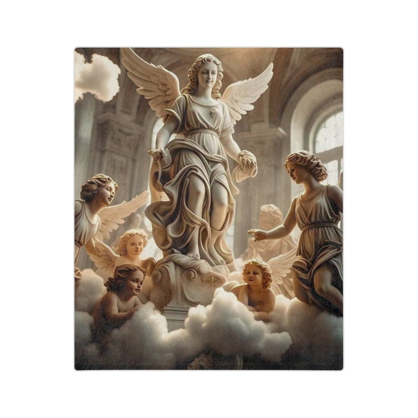 Velveteen Microfiber Blanket Angelic 😇