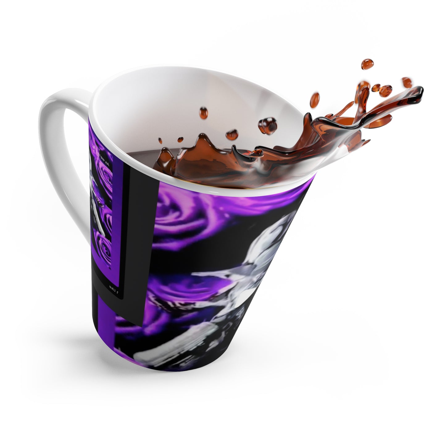 Gothic Latte Mug - Edgy Coffee Cup, Alternative Drinkware for Halloween, Witchy Vibes, Unique Gift for Dark Aesthetics, Cafe Lover