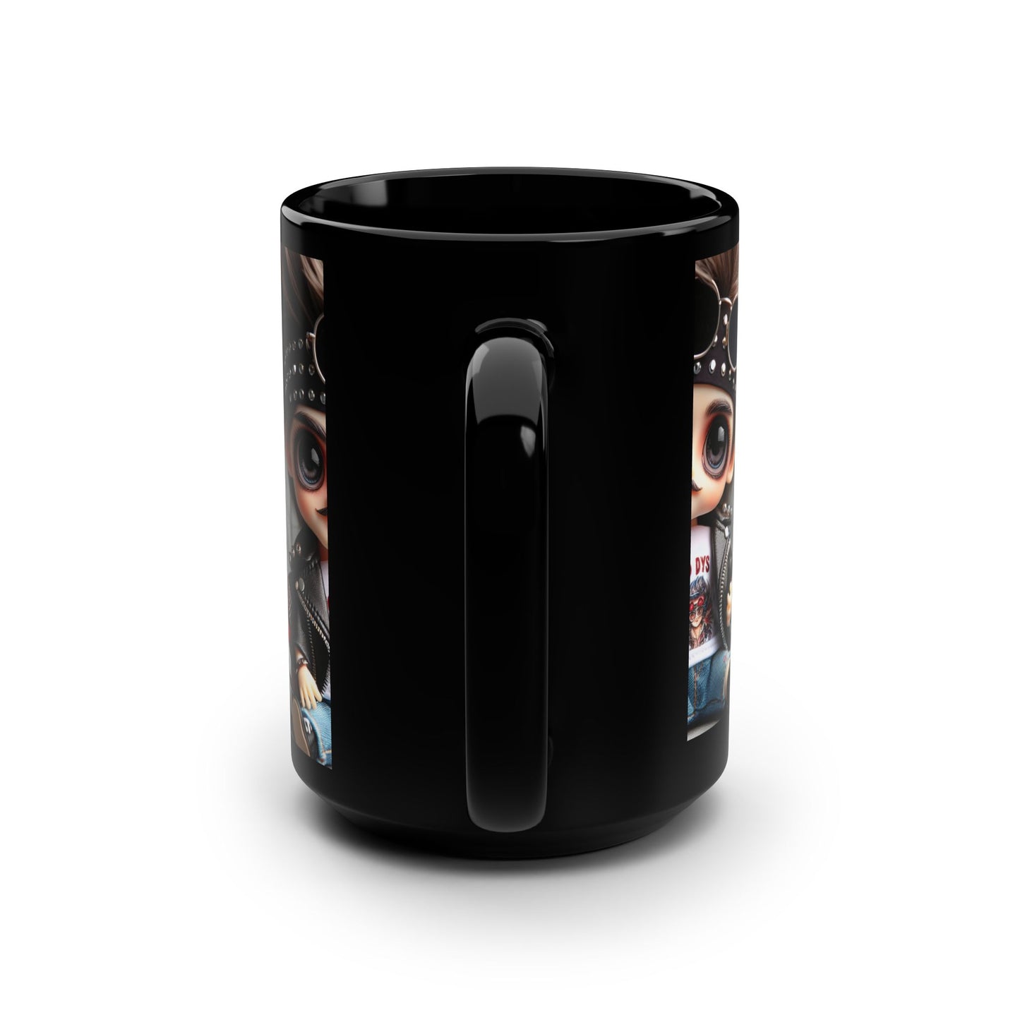 Stylish Punk Rock Mug, Coffee Cup for Music Lovers, Gift for Rock Fans, Edgy Home Decor, Unique Collectible