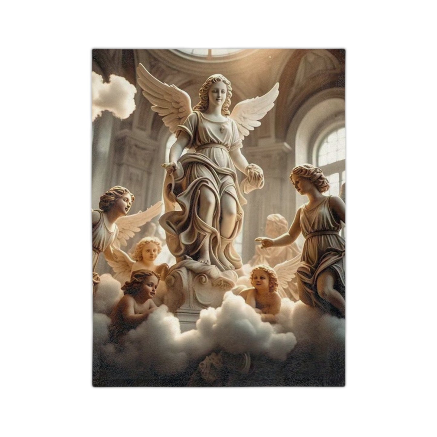 Velveteen Microfiber Blanket Angelic 😇