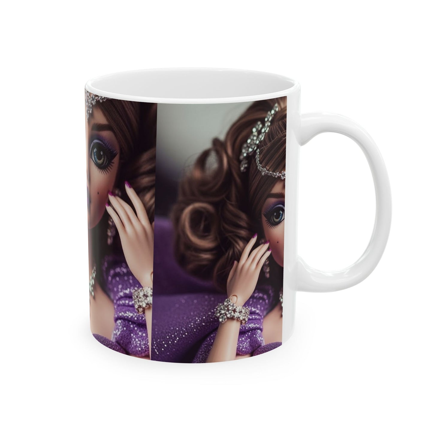 Elegant Fantasy Ceramic Mug with Stunning Graphic, Unique Gift for Artists, Tea Lovers, or as a Collector's Item, 11oz or 15oz