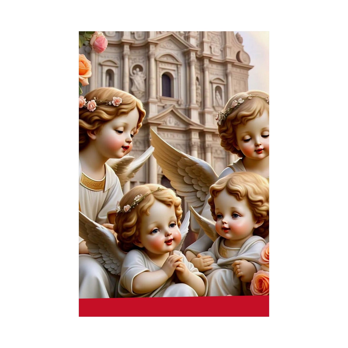 Angelic Cherub Poster Set - Serene Wall Art for Nursery & Kids' Rooms