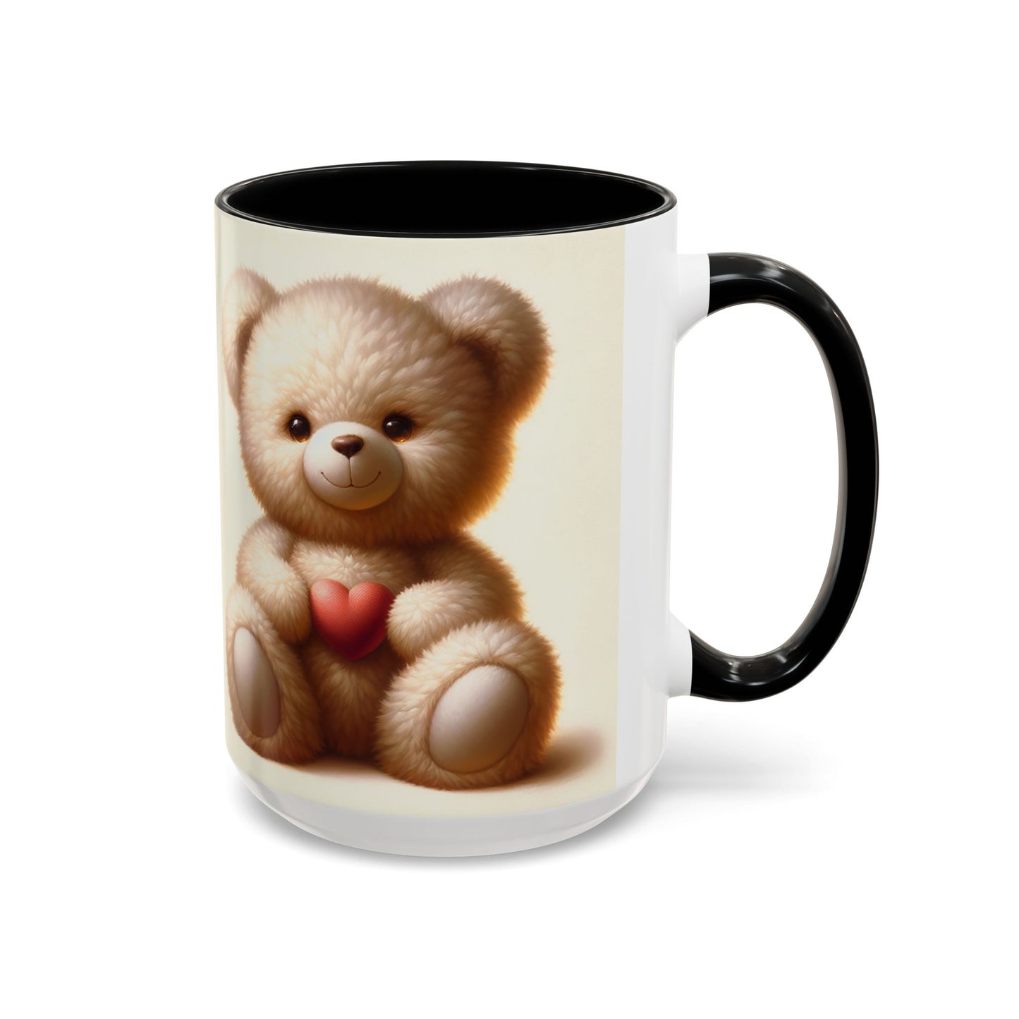 Cute Teddy Bear 🧸Accent Coffee Mug (11, 15oz)
