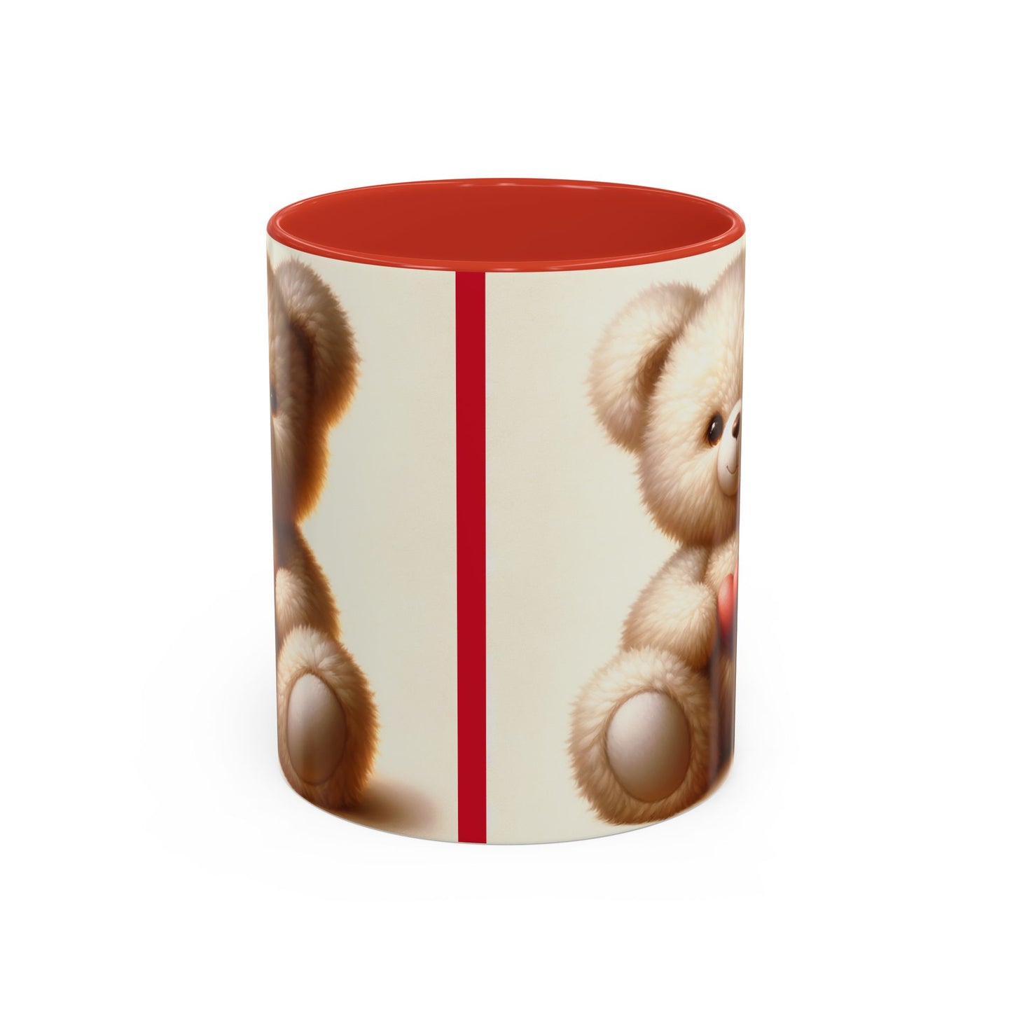 Cute Teddy Bear 🧸Accent Coffee Mug (11, 15oz)
