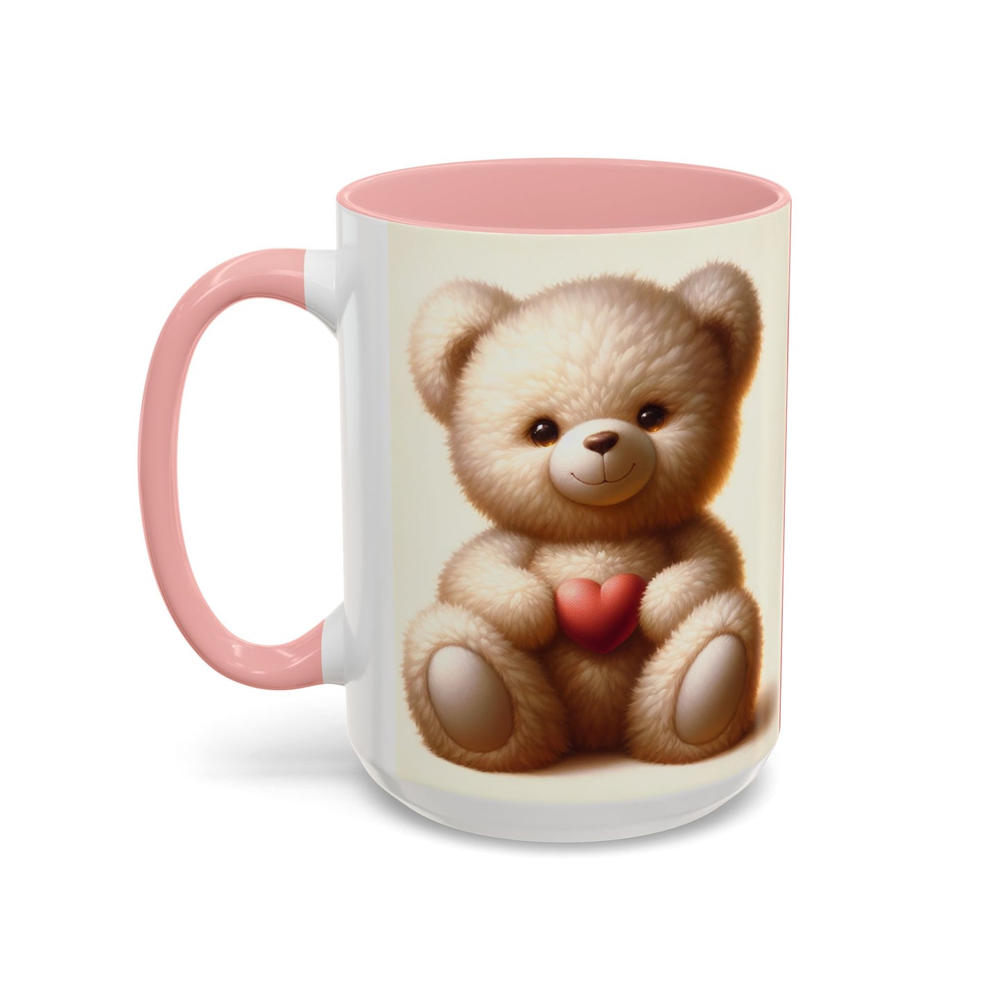 Cute Teddy Bear 🧸Accent Coffee Mug (11, 15oz)