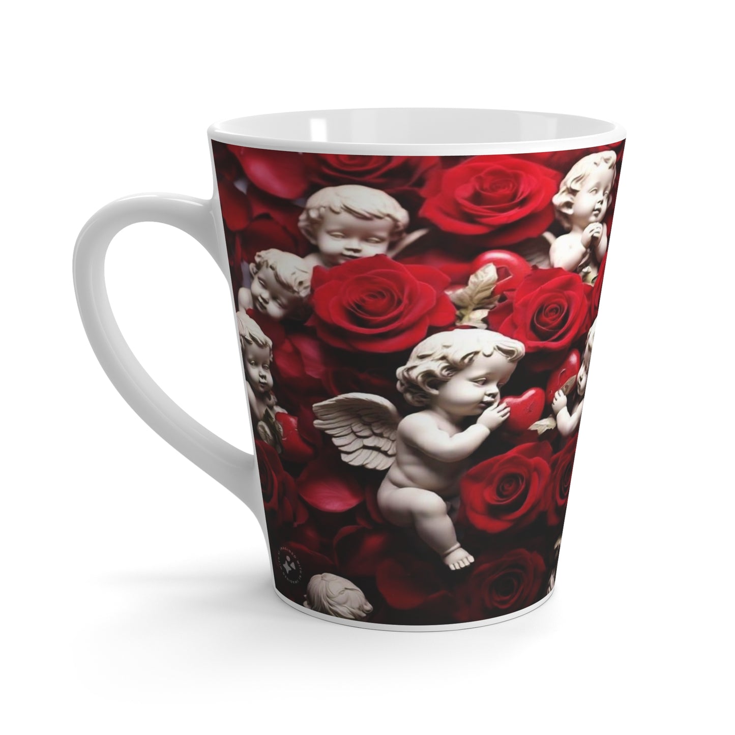 Cherub👼and Roses🌹Latte Mug