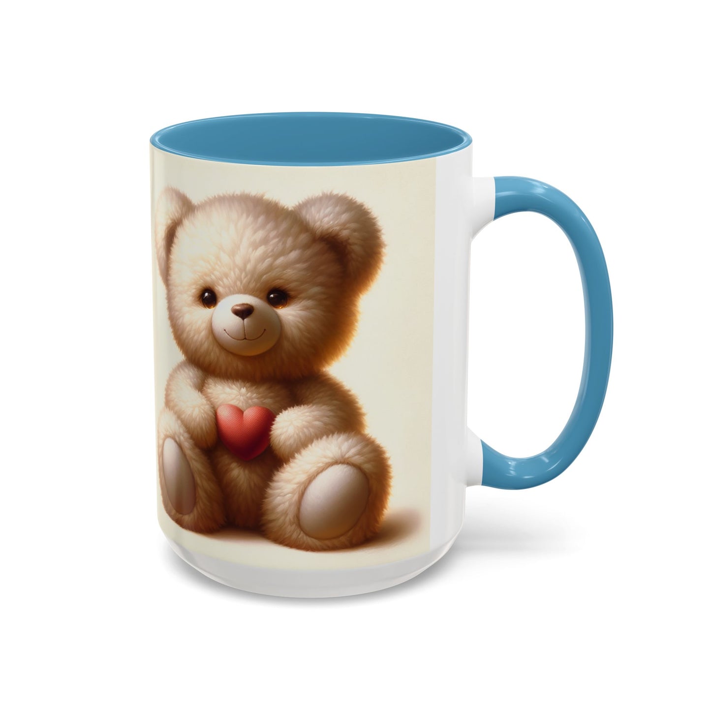 Cute Teddy Bear 🧸Accent Coffee Mug (11, 15oz)