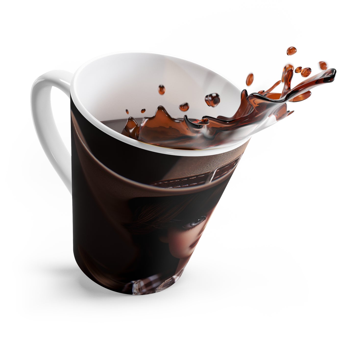 Cowgirl Latte Mug with Stylish Cowboy Design, Perfect for Coffee Lovers, Western Decor, Gift for Her, Unique Collectible, Birthday Present