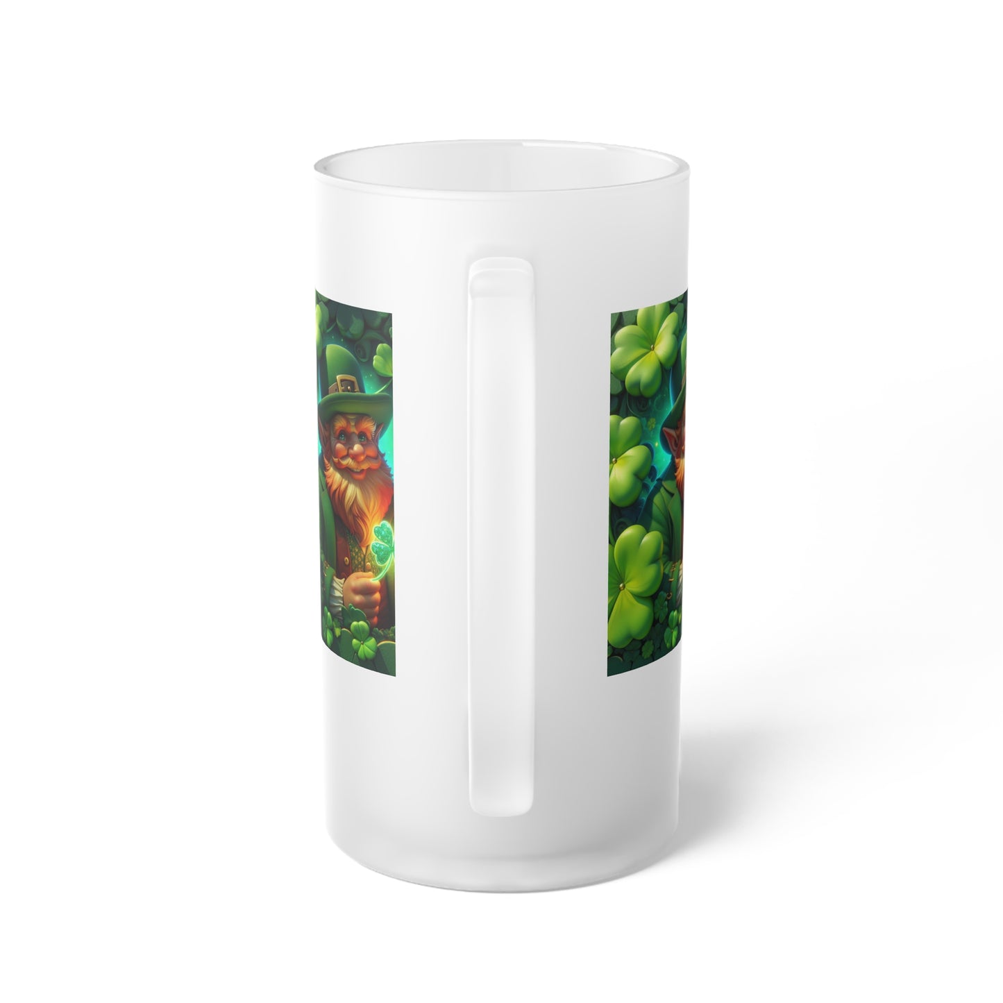 Frosted Glass Beer Mug☘️