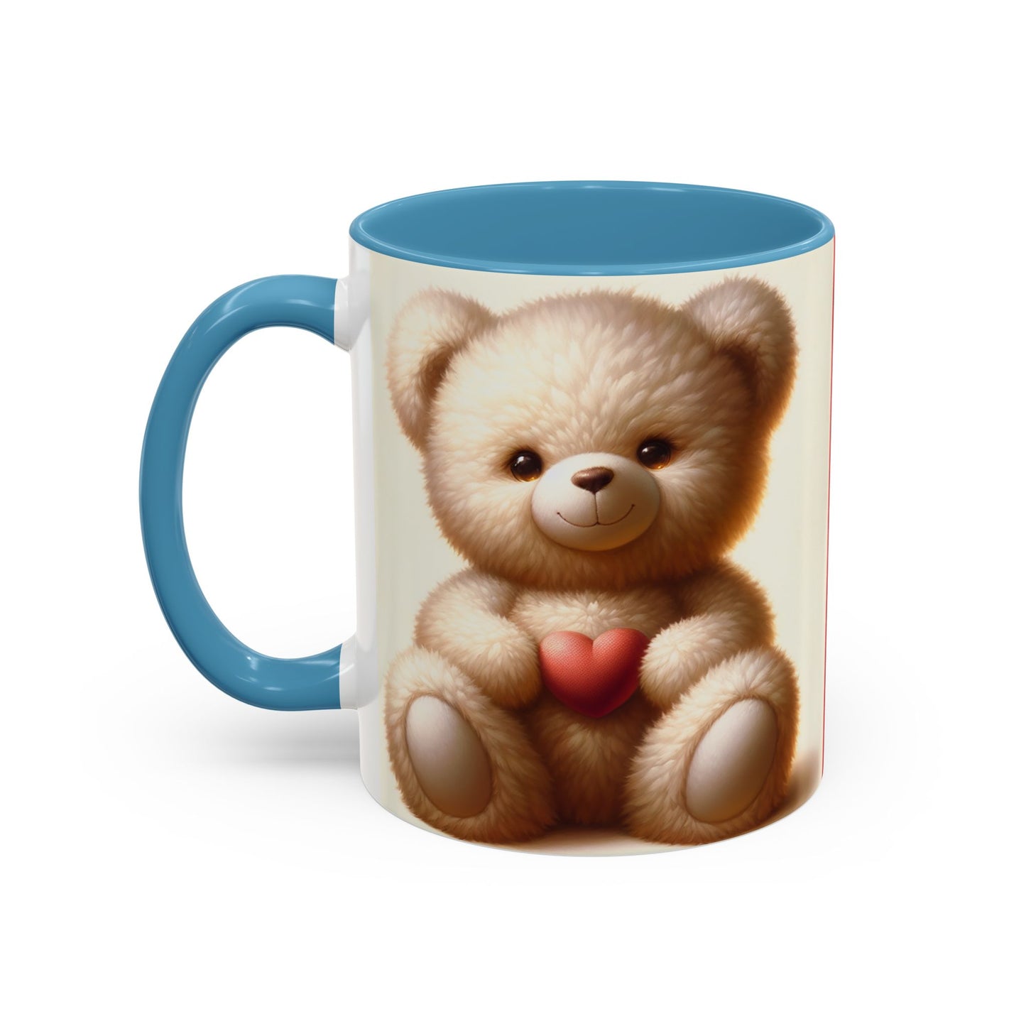 Cute Teddy Bear 🧸Accent Coffee Mug (11, 15oz)
