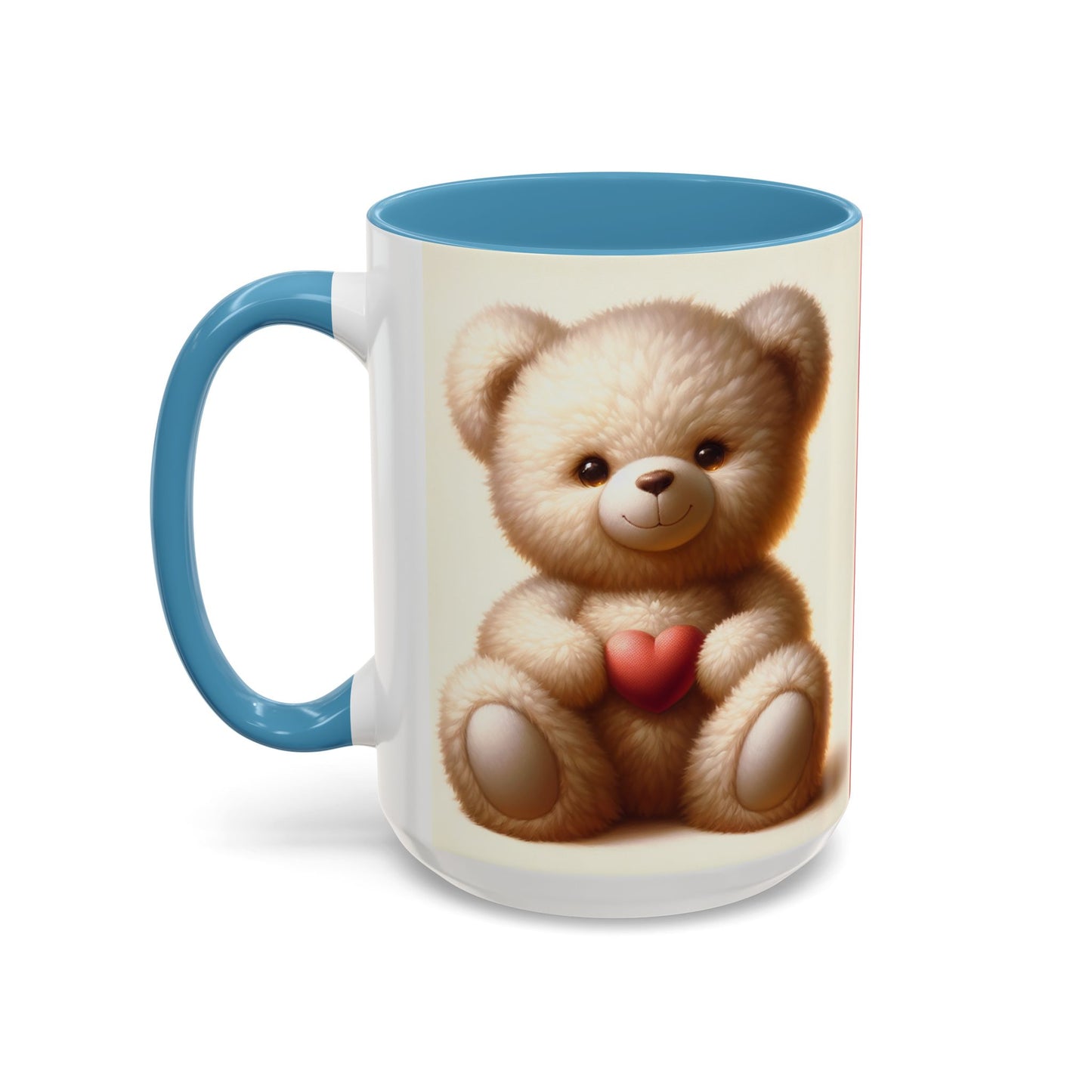 Cute Teddy Bear 🧸Accent Coffee Mug (11, 15oz)