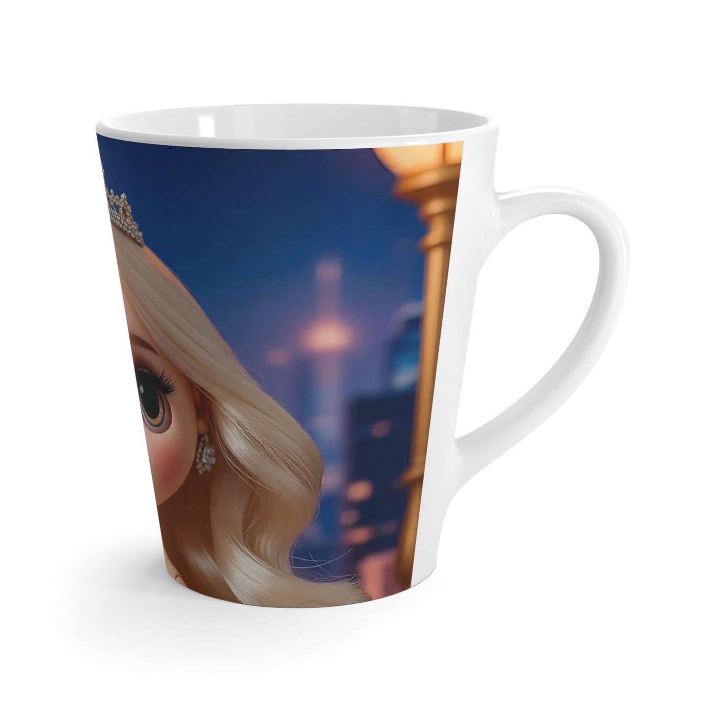 Princess Doll Latte Mug | Cute Collector's Cup, Gift for Tea Lovers, Unique Home Decor, Perfect for Birthdays, Celebrations