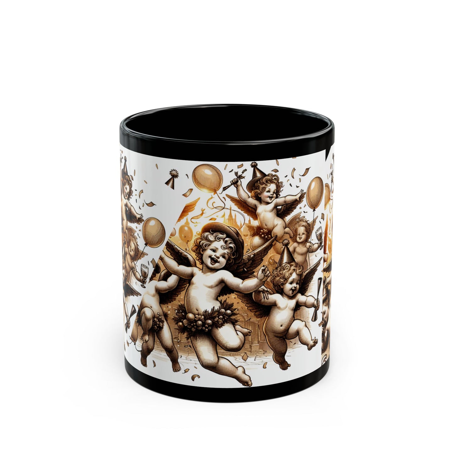Cherub😇Black Coffee Mug (11oz, 15oz)