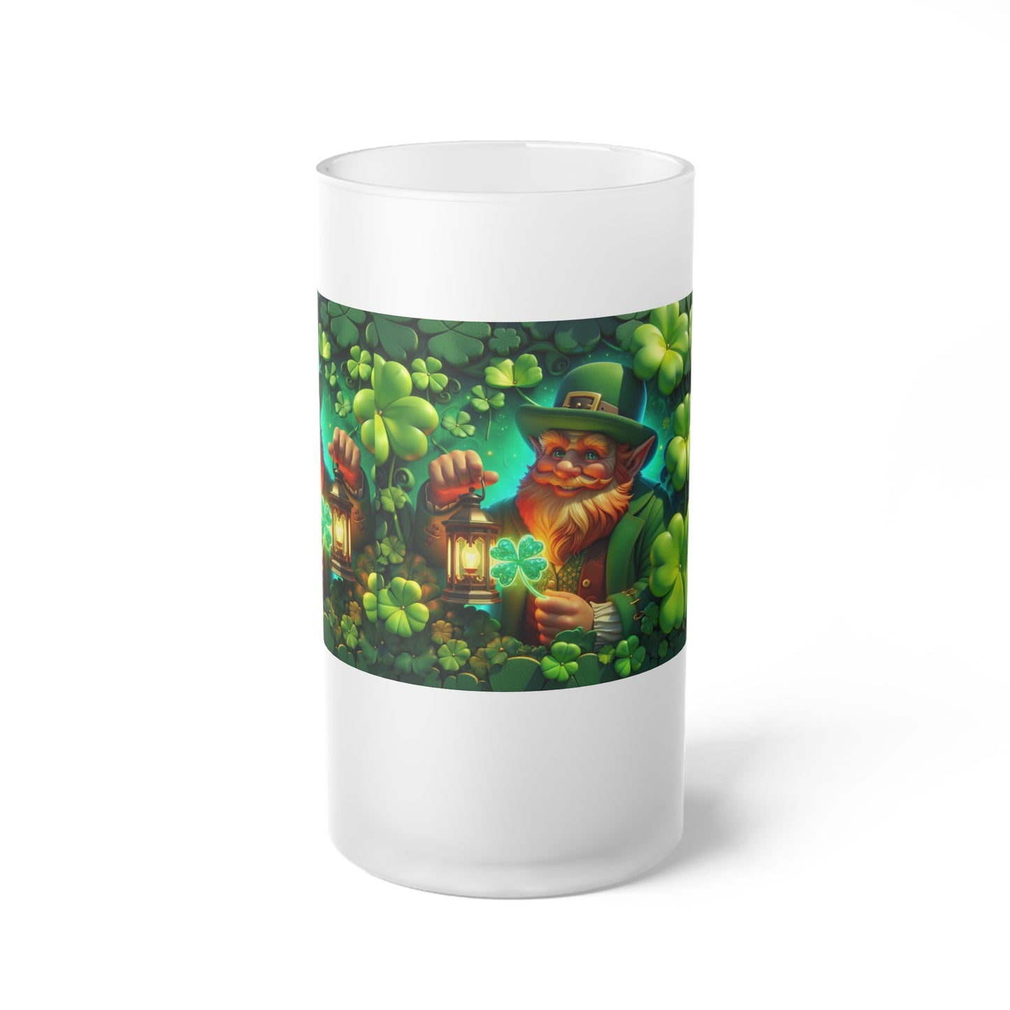 Frosted Glass Beer Mug☘️