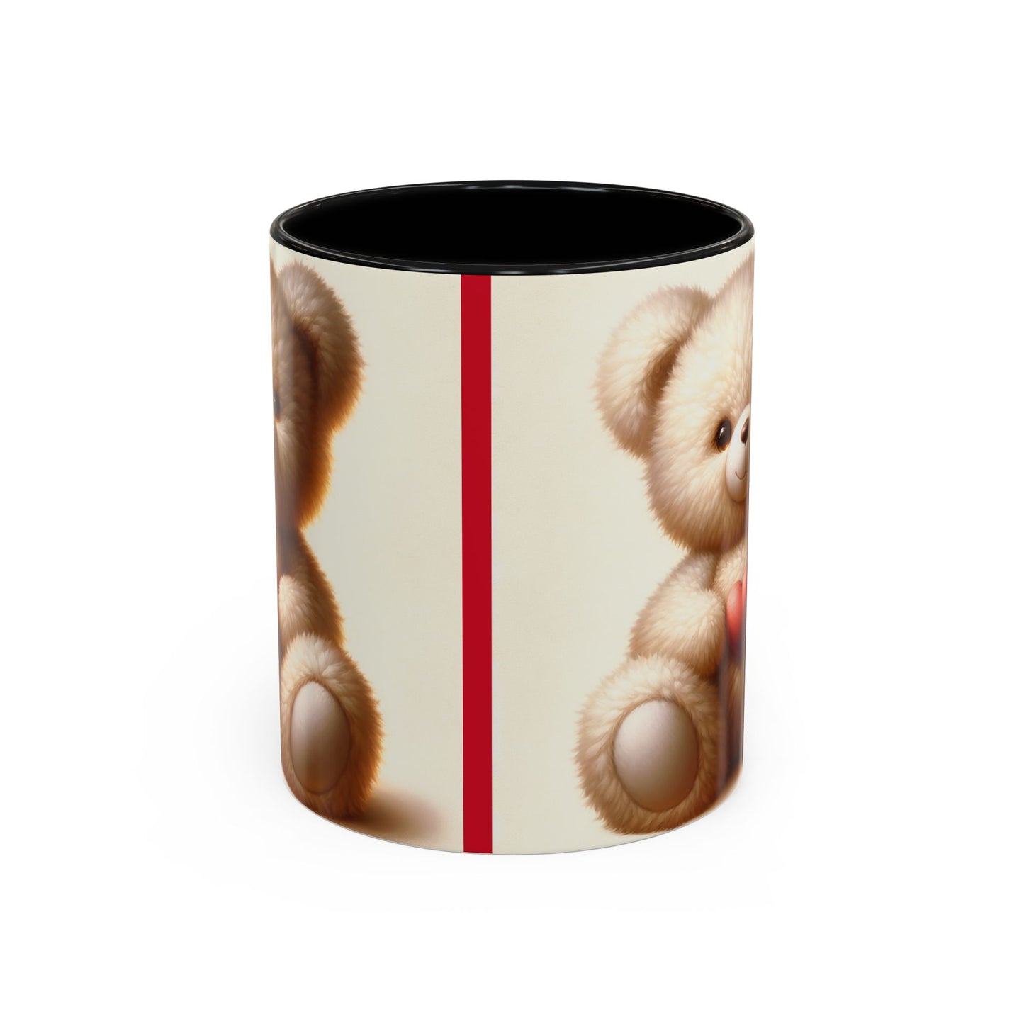 Cute Teddy Bear 🧸Accent Coffee Mug (11, 15oz)