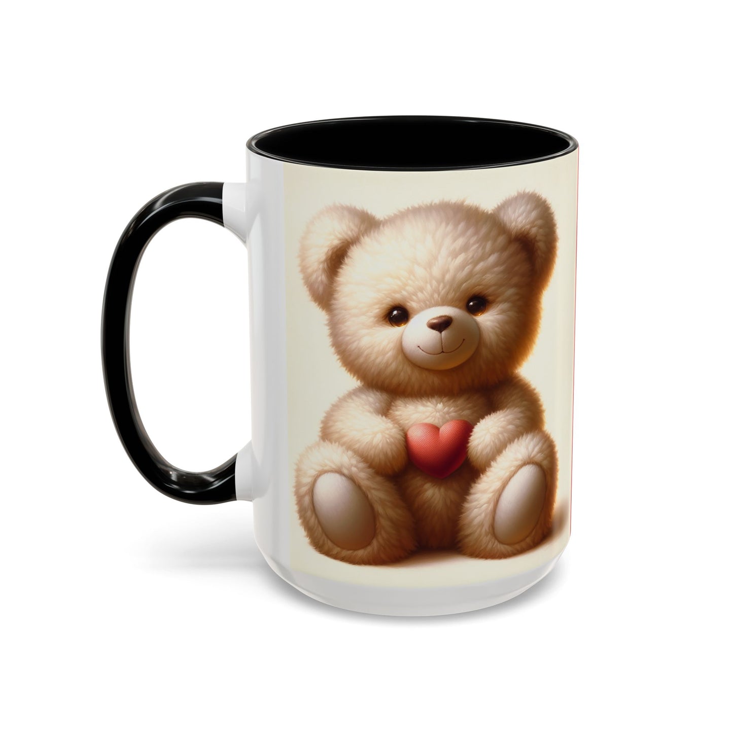 Cute Teddy Bear 🧸Accent Coffee Mug (11, 15oz)