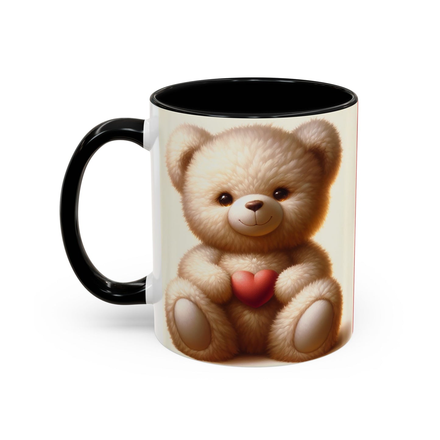 Cute Teddy Bear 🧸Accent Coffee Mug (11, 15oz)