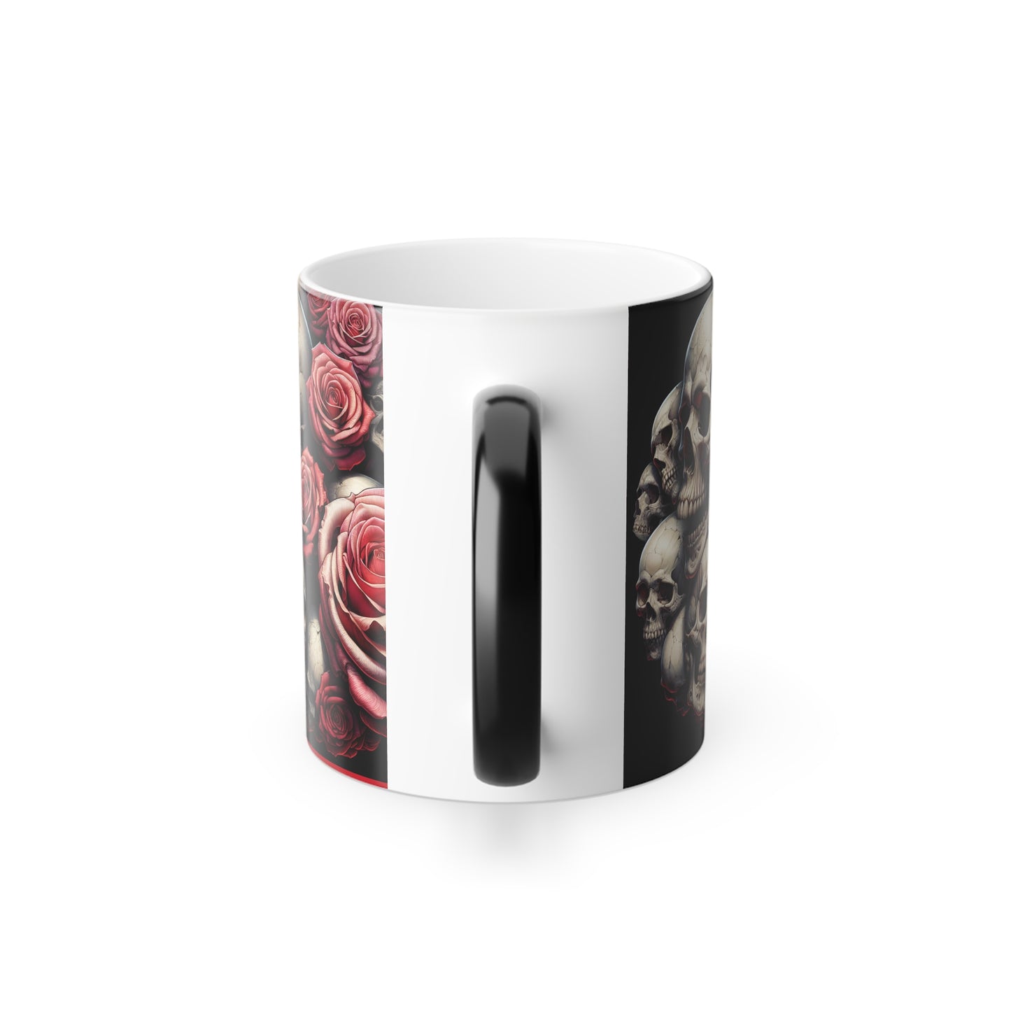 Skulls&Roses💀🌹Color Morphing Mug, 11oz