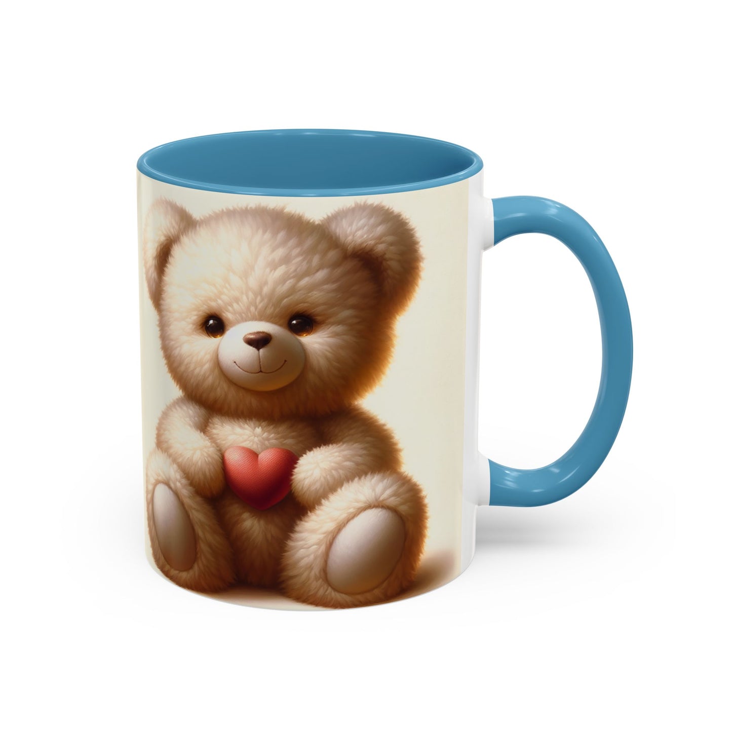 Cute Teddy Bear 🧸Accent Coffee Mug (11, 15oz)