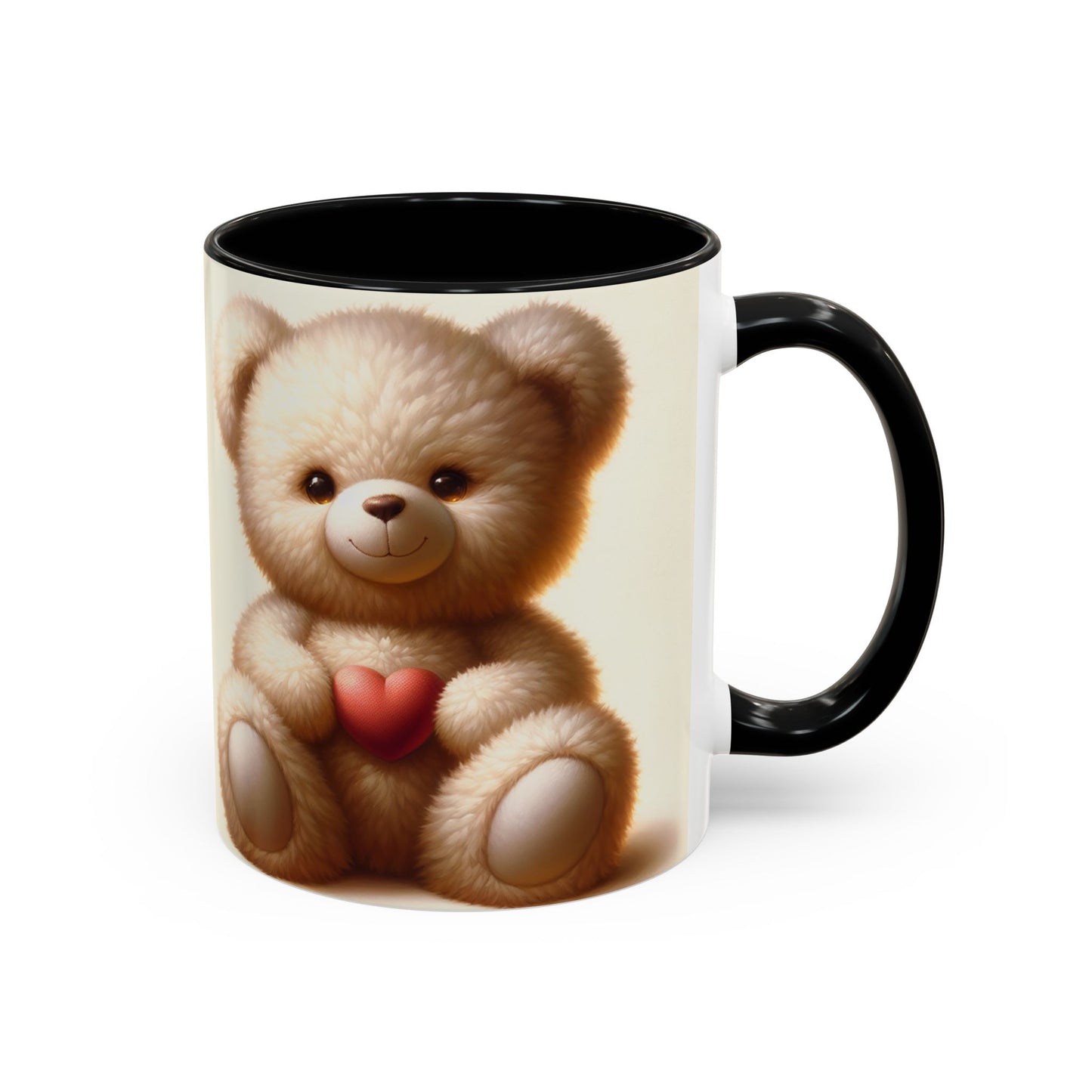 Cute Teddy Bear 🧸Accent Coffee Mug (11, 15oz)