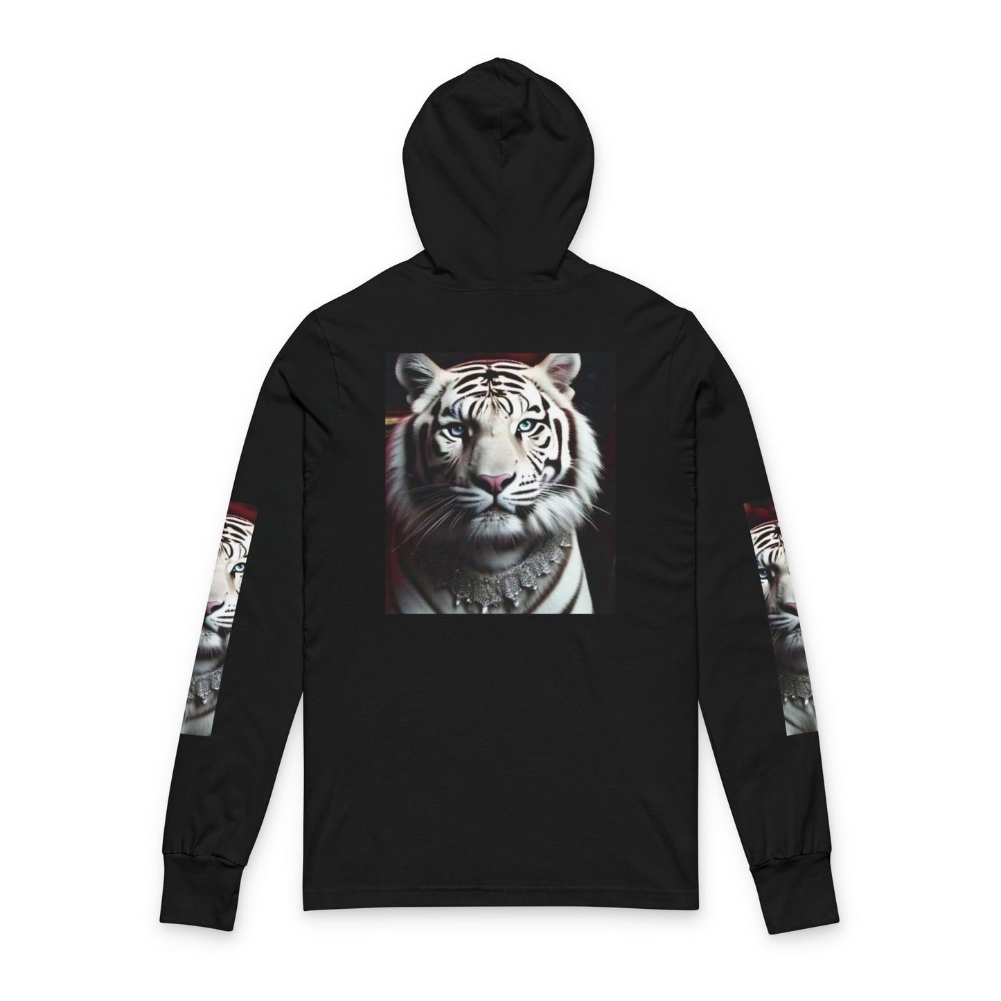 Tiger Portrait Hooded Long Sleeve Tee