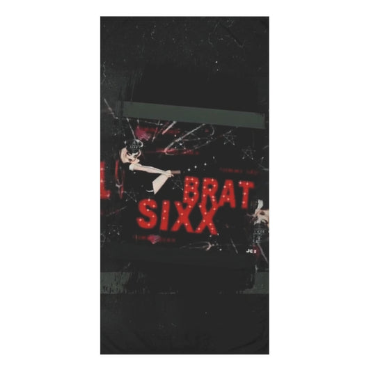 Brat Sixx Graphic Towel - Stylish Mink-Cotton Towel for Beach, Bath, or Home Decor - Unique Gift for Music Lovers, Rock Fans, and [...]