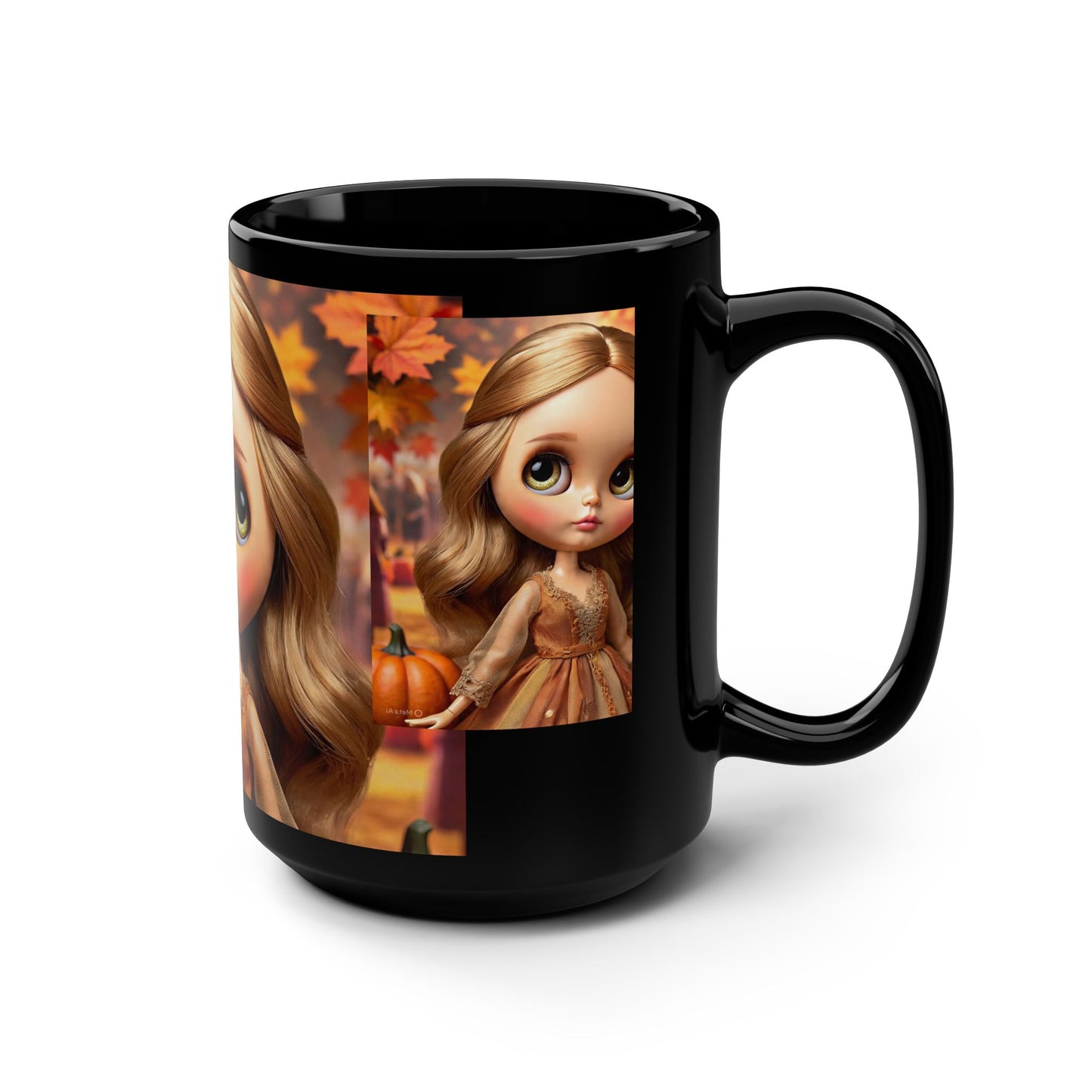 Autumn-Themed Coffee Mug with Doll Design, Perfect for Fall Decor, Gift for Doll Lovers, Warm Beverage Mug, Seasonal Kitchenware, [...]