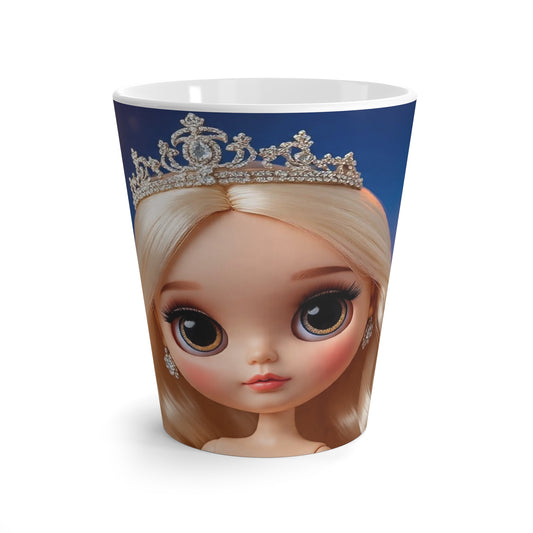 Princess Doll Latte Mug | Cute Collector's Cup, Gift for Tea Lovers, Unique Home Decor, Perfect for Birthdays, Celebrations
