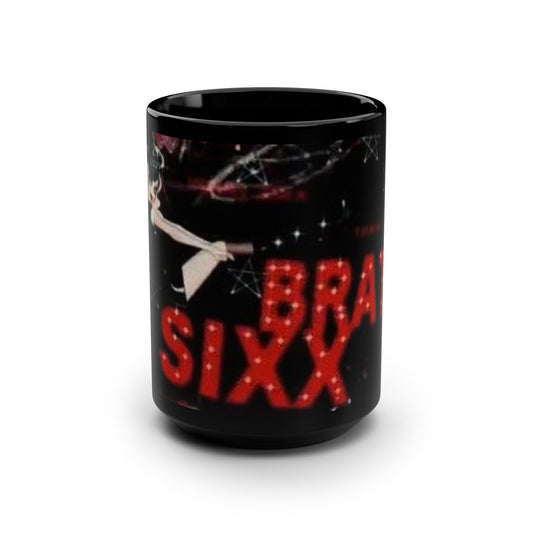 Rockstar Black Mug - 15oz, Unique Coffee Cup, Music Lover Gift, Band Merchandise, Vintage Style Mug, Great for Home or Office