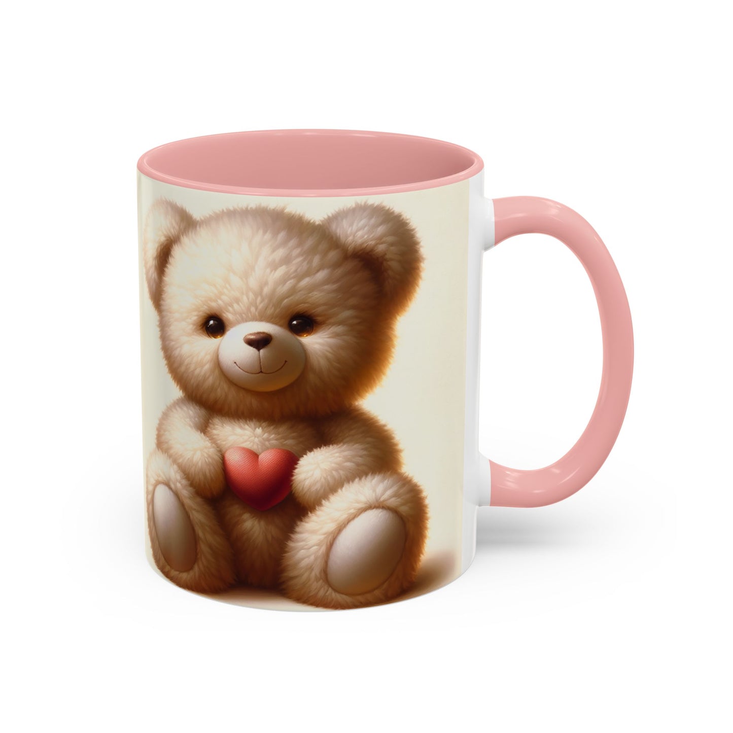 Cute Teddy Bear 🧸Accent Coffee Mug (11, 15oz)