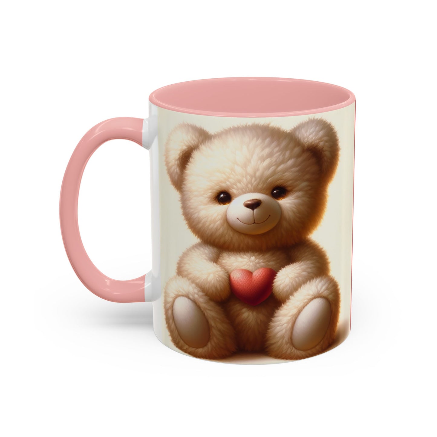 Cute Teddy Bear 🧸Accent Coffee Mug (11, 15oz)