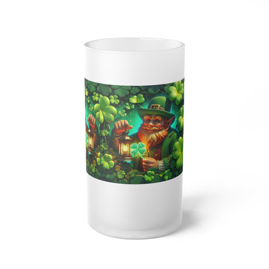 Frosted Glass Beer Mug☘️