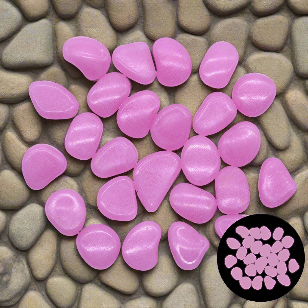 Glow in the Dark Garden Pebbles